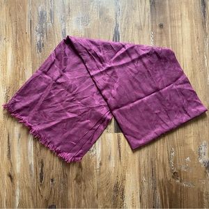 Magenta coach scarf girl head covering veil monogram